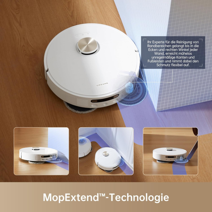 Dreame L10s Pro Ultra Heat – Robot aspirator cu funcție de mop, curățare automată a mopurilor cu apă caldă, extensie mop pentru margini, putere de aspirare 7.000 Pa, mop dublu pentru spălare eficientă [2]