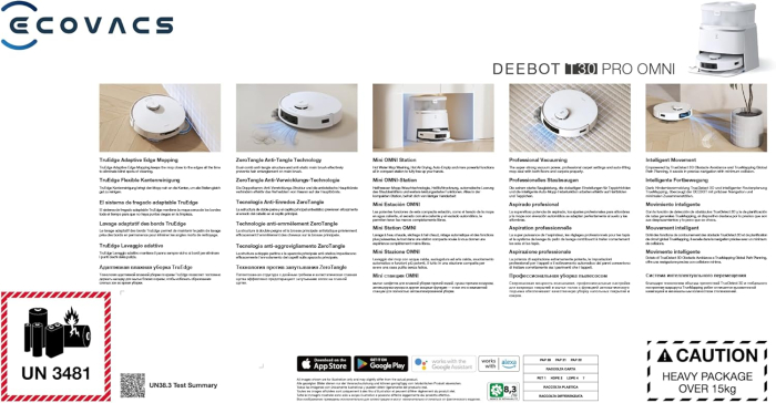 ECOVACS DEEBOT T30 PRO OMNI – Robot aspirator 3-în-1 cu mop adaptiv și stație OMNI compactă [5]