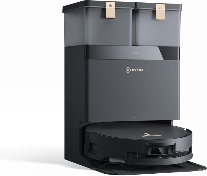 ECOVACS DEEBOT X8 PRO Omni – Robot aspirator cu funcție mop, OZMO Scooter cu mop continuu și auto-curățare, putere de aspirare 18.000 Pa, stație 12‑în‑1, curățare mop cu apă caldă 40‑75 °C, sistem YIK [2]