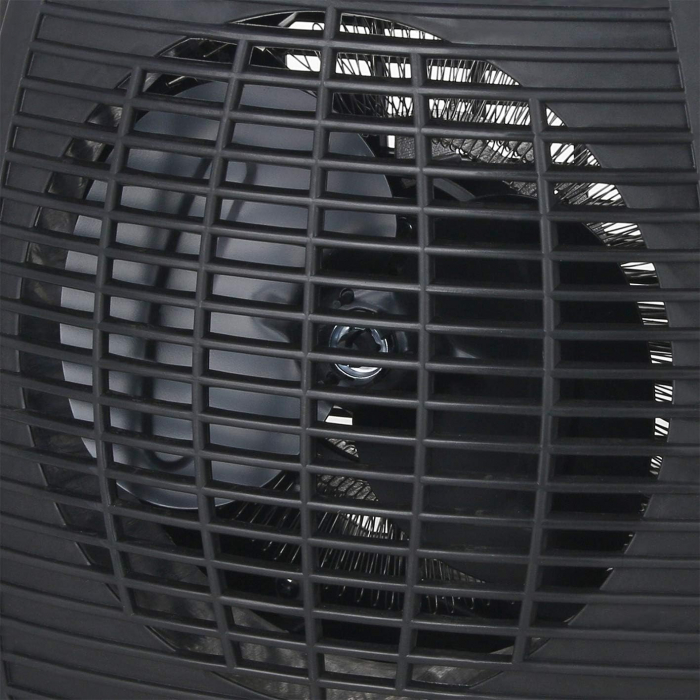 Emerio FH-106737.2, Note 1.5, Aerotermă mică compactă și portabilă pentru 20 m², 2 puteri de încălzire + funcție de ventilator, termostat reglabil, mâner, 2000 W, antracit [3]