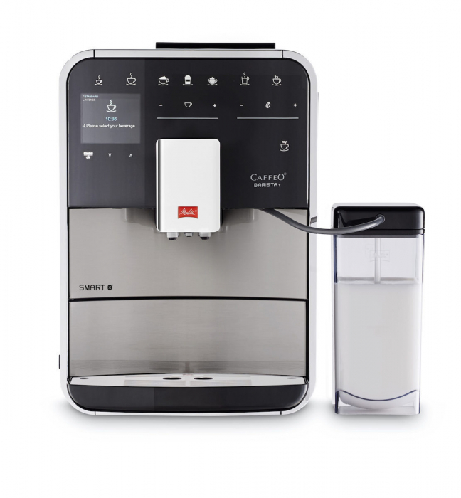 Espressor Automat Melitta® Barista T Smart, Recipient de boabe cu 2 compartimente, LCD , Easy Steam Cleaning , Aplicația Melitta Connect [2]