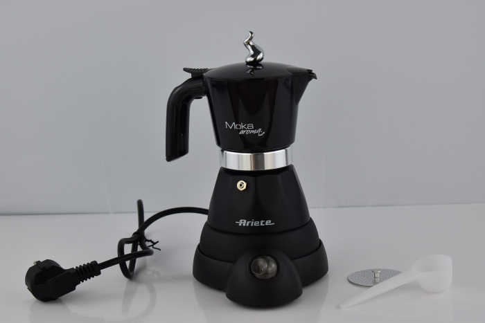 Espressor Electric Ariete 1358 Moka Aroma, 480 W, 2/4 Căni de Espresso, Negru [2]
