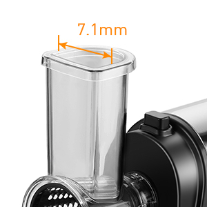 Feliator de Legume Electric din Oțel Inoxidabil 250 W, Tăietor Multifuncțional de Legume, Răzătoare electrică cu 5 accesorii - FOARTE BUN [7]