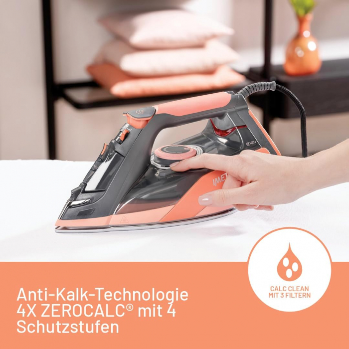 Fier de călcat cu abur Imetec Ceramicliss | 2400 Watt | Jet de abur: 180 g/min | Capacitate de 270 ml - CA NOU [3]
