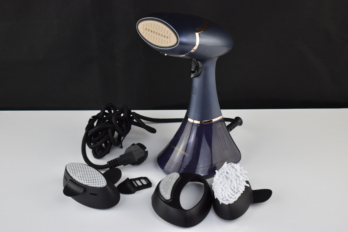 Fier de călcat cu abur Multi Steam Genie Pro Aroma (1800W, abur de 32g/min, fier de călcat pentru călătorii inclusiv 3 atașamente: pentru haine, perdele, mobilier tapițat) - BUN [4]