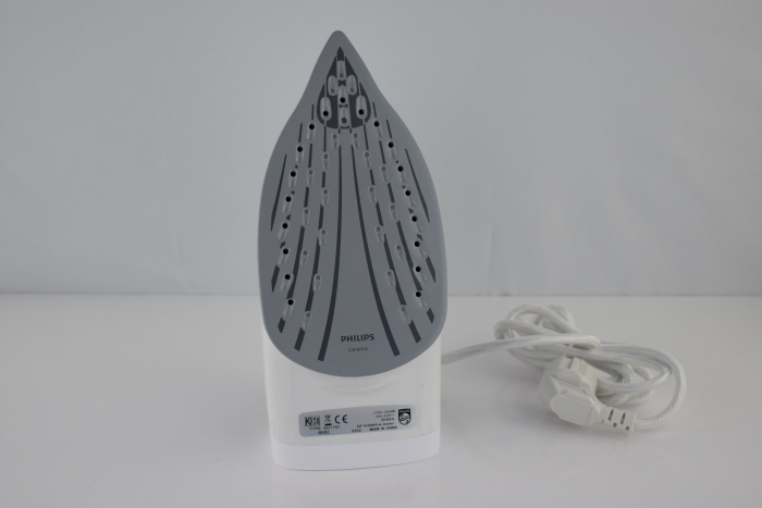Fier de călcat cu abur Philips EasySpeed, simplu și eficient, 4 setări de abur, 2000W, talpă ceramică, rezervor de apă de 220 ml, gri - FOARTE BUN  [9]