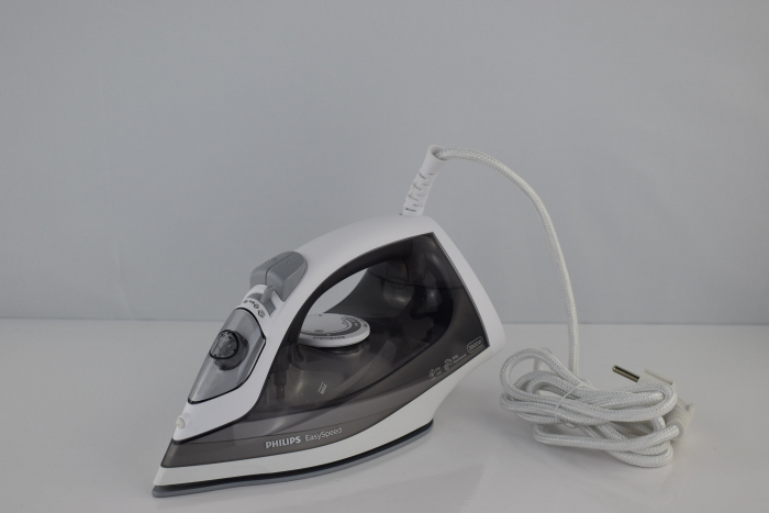 Fier de călcat cu abur Philips EasySpeed, simplu și eficient, 4 setări de abur, 2000W, talpă ceramică, rezervor de apă de 220 ml, gri - FOARTE BUN  [8]