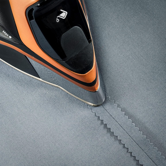 Fier de călcat cu abur Rowenta DW9510 Steamforce Pro , 3200 Watt Sistem de pompare ,2 nivele de abur , Rezervor de apă 350 ml , Negru/Auriu - FOARTE BUN [3]