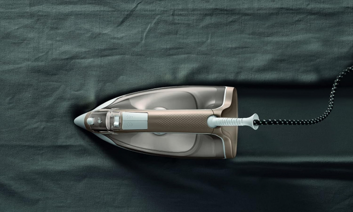 Fier de călcat cu abur Rowenta DX1635 Effective | 2400 Watt, Jet de abur 120 g/min, Sistem anti-calcar ,300 de orificii pentru distribuție excelentă a aburului ,Cupru/Alb - BUN [3]