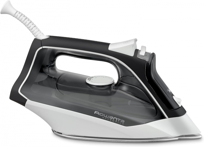 Fier de călcat cu abur Rowenta Effective DX1530, Eficiență ridicată,Rezervor de apă transparent,2000W, 30g/min Abur continuu, 100g/min Jet de abur, Talpă din oțel inoxidabil - BUN [2]
