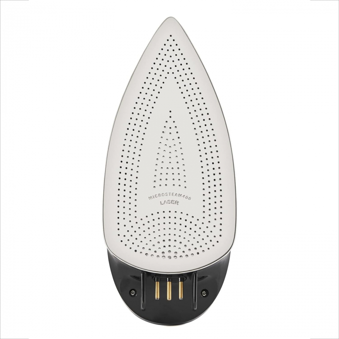 Fier de călcat cu abur Rowenta Freemove DE5010 Model negru și albastru 2400W Tehnologie fără fir, Funcții practice pentru călcat ușor - FOARTE BUN [4]