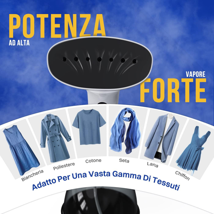 Fier de călcat vertical-ROLIPO rezervor de apa 400ml, Abur 30g/min, indepartarea rapida si usoara a cutelor, Lungimea cablului 2.2m, Alb - CA NOU [4]