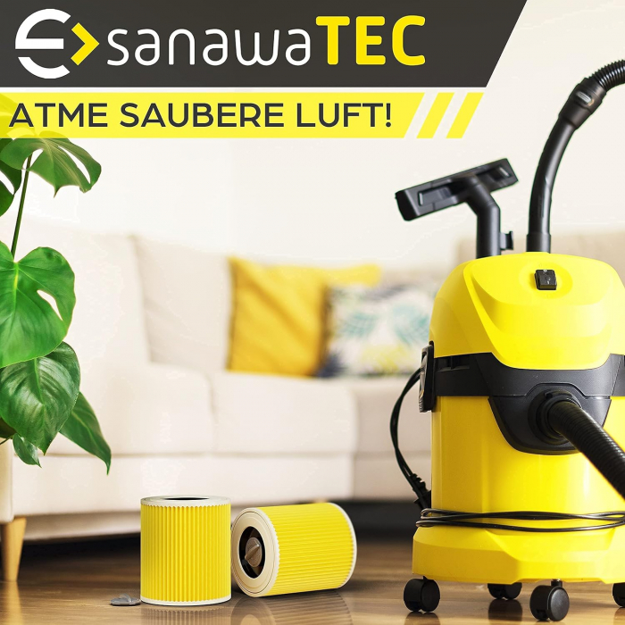 Filtre cartușe SANAWATEC compatibile cu aspiratorul Kärcher  - CA NOU [2]