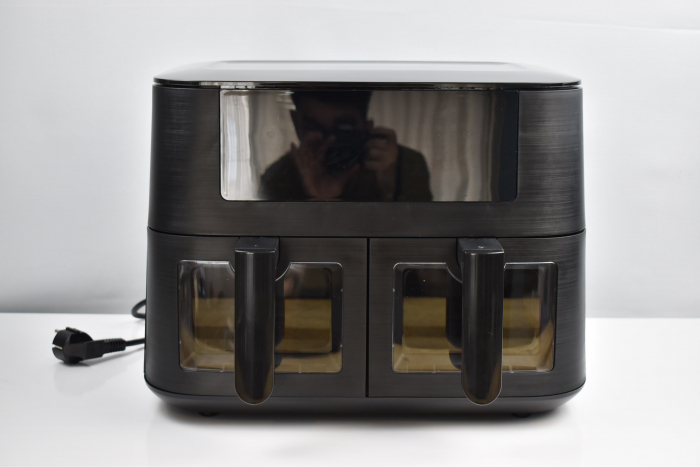 Friteuza cu aer cald Dual Zone, Airfryer 9L, 2570W,  9 meniuri presetate -FOARTE BUN [8]