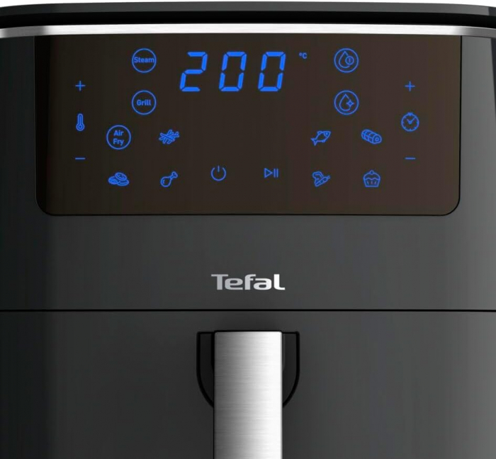 Friteuza cu aer cald Tefal EasyFry Grill & Steam FW201815, 1700 W, 7 programe automate, capacitate 6.5L, tehnologie ExtraCrisp, functie gatit la abur [2]