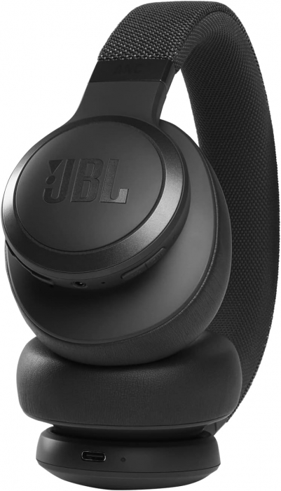 JBL Live 660NC căști wireless Over-Ear Bluetooth în negru – Cu Noise-Cancelling și Asistent Vocal – Până la 50 de ore de audiție - FOARTE BUN [4]