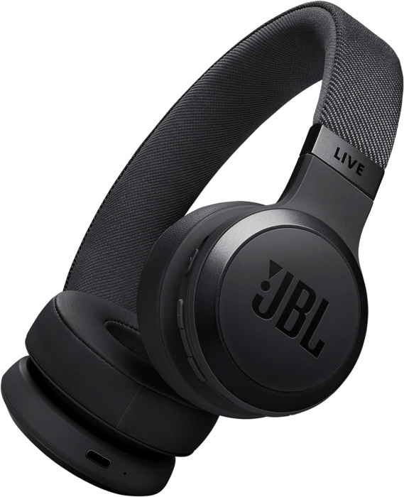 JBL Live 670 NC – Căști Bluetooth cu anulare adaptivă a zgomotului – Căști fără fir cu asistent vocal – 65 de ore cu o incarcare  - CA NOU [2]