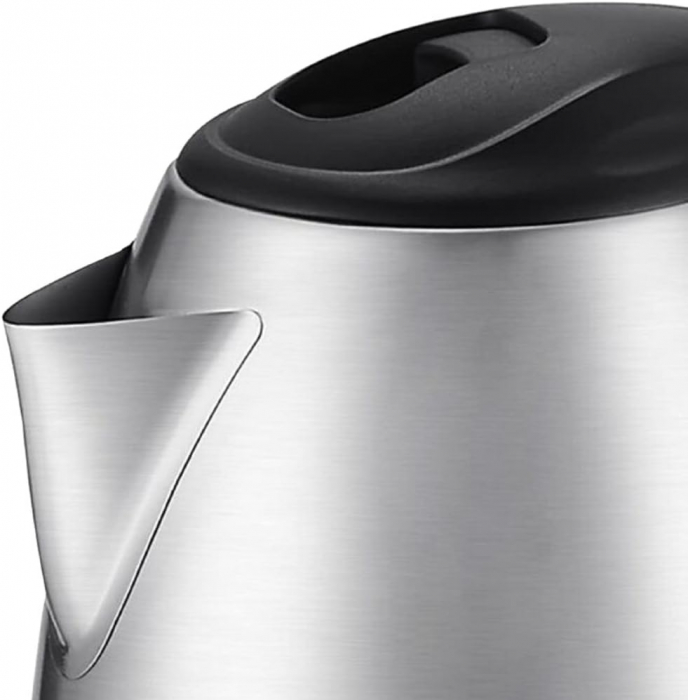 Kamberg - Fierbător electric pentru apă, din oțel inoxidabil, 18/10 – 1,8 litri – 1500 W – fierbere rapidă - BUN [3]