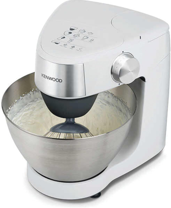 Kenwood Prospero+ KHC29.H0WH – Robot de bucătărie multifuncțional Patissier, pentru amestecare, batere și frământare, blender 1,5 L, bol multifuncțional 1,4 L cu trei discuri și storcător, bol princip [2]