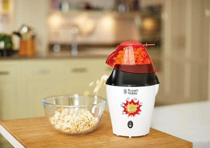 Mașină de făcut popcorn Russell Hobbs cu aer cald, fără grăsime și ulei, inclusiv lingură de măsurat - FOARTE BUN  [6]