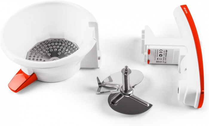 Mașină de Tocat Electrică Ariete , Demontabil și Lavabil în Mașina de Spălat Vase, 25W, Alb/Portocaliu [3]