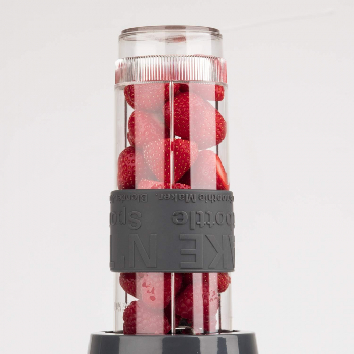 Blender mini H.Koenig Smoothie Maker SMOO9 - 300 de Wați - 570 ml - Oțel Inoxidabil - CA NOU [2]