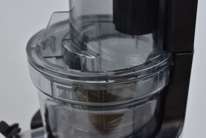 Muchen Slow Juicer Storcător de legume și fructe, presă electrică pentru fructe și legume întregi, funcție reversibilă, motor silențios, suc proaspăt și sănătos, 150W, negru, ‎ZM1908 -CA NOU [9]