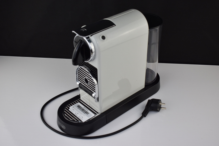 Nespresso De'Longhi EN167.W Citiz - Mașină de cafea cu capsule, pompă de înaltă presiune și reglaj ideal al temperaturii fără spumator de lapte,1260W, 37,4 x 11,9 x 25,5 cm, alb. -BUN [4]