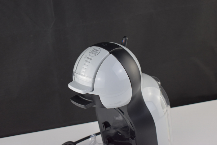 Nespresso, mașină de cafea cu capsule Krups KP123B Nescafé Dolce Gusto Mini Me, 1500 de wați, gri artic / negru [8]