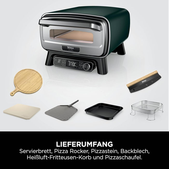 Ninja Artisan Cuptor Pizza de Exterior și Friteuză cu Aer Cald, 4 Funcții [2]