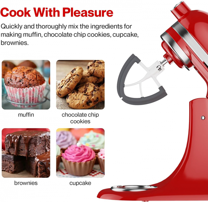 Paletă pentru mixer Kitchenaid, compatibil cu mixere de 4,5-5 litri - CA NOU [2]