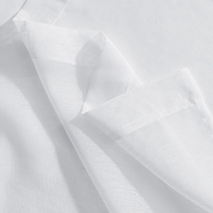 Perdea Pony Dance, Alb Transparent, 245x300 cm, o bucată, cu rejansă [7]