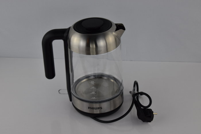 Fierbator de apă, Philips 5000 Series, capacitate 1.7L, capac cu arc și lumina indicatorie, indicare a numarului de cani, capac detasabil - CA NOU [8]