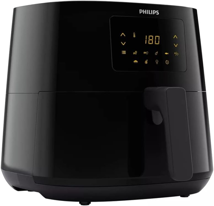 Philips Essential Airfryer XL HD9270/90 – Friteuză cu aer cald Rapid Air, 6,2 L, 2000 W, 5 porții, negru [10]