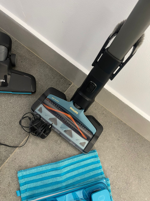 philips Series 8000 Aqua – aspirator fără fir 2-în-1 cu funcție de spălare, până la 80 min autonomie, duză cu aspirație 360°, model XC8147/01 [9]