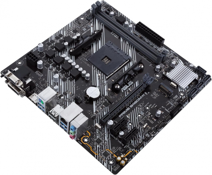 Placa de baza ASUS PRIME B450M-K II, Socket AM4 6Gbit/s, USB 3.1 Gen 2 Typ-A - CA NOU [3]