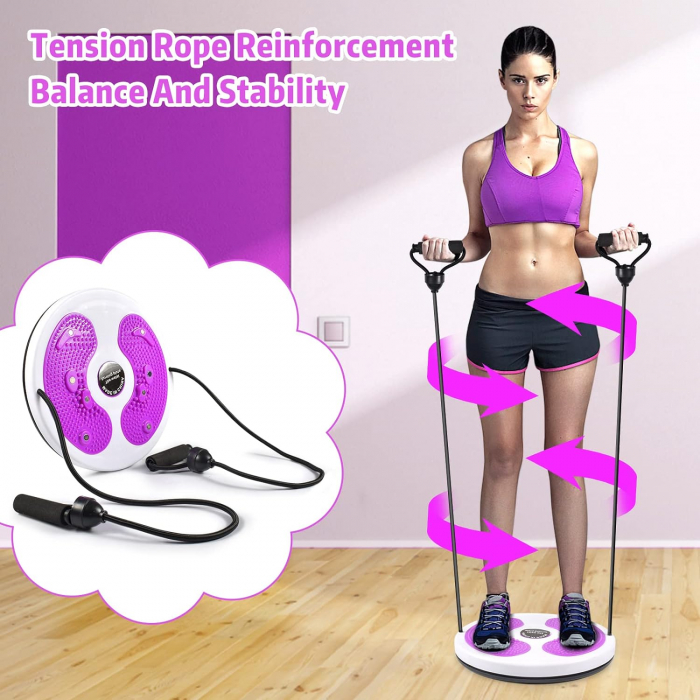 Disc rotativ fitness cu franghie multifuncțional magnetic -CA NOU [4]