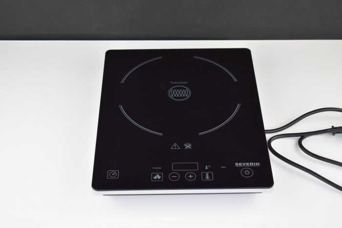 Plită electrică cu inducție SEVERIN KP 1071, reglare continuă a temperaturii, putere 2.000W, sticlă ceramiă -CA NOU [3]