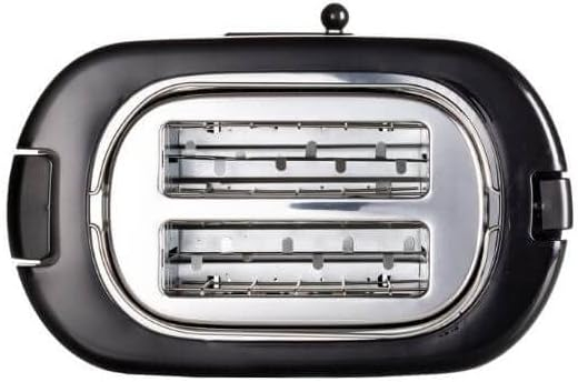 Prăjitor de pâine Ariete 159 Toastime, 2 Felii, 700W, Oțel Inoxidabil, Negru -CA NOU [2]
