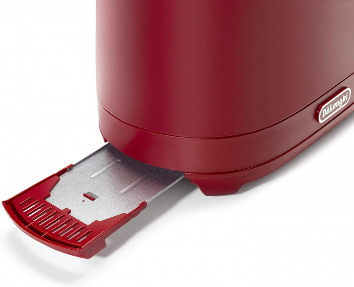 Prăjitor de pâine cu clești,De Longhi CTLAP2203; 550 W, Roșu-BUN [4]