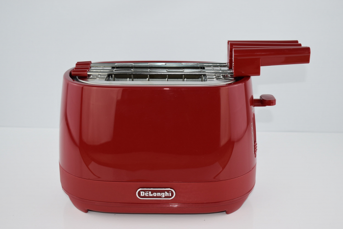 Prăjitor de pâine cu clești,De Longhi CTLAP2203; 550 W, Roșu-BUN [5]