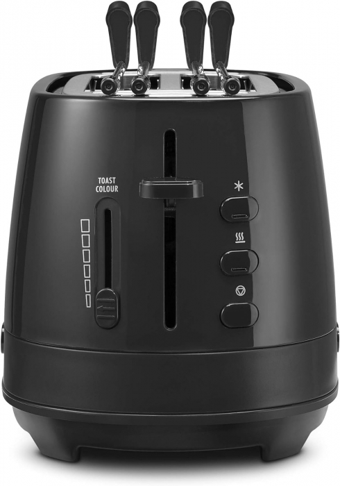 Prăjitor de pâine cu clești DeLonghi CTLAP2203, 6 nivele, design elegant -FOARTE BUN [3]
