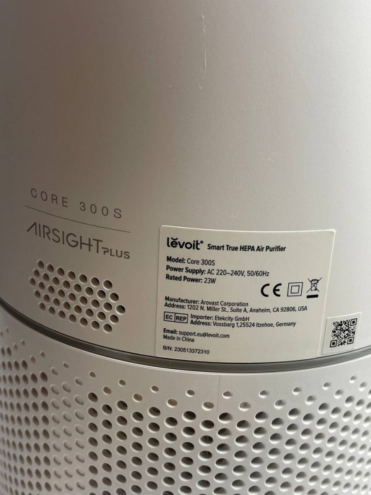 Purificator de aer Smart Levoit Core 300S Wi-Fi, Filtru 3 in 1 True HEPA, Carbon Activ, Senzor Calitate Aer, Mod Auto, Alexa, Google Home, Panou Comanda Touch Screen, Control Remote, Alb [12]