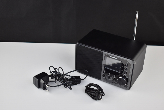 Radio digital Karcher DAB 3000 (DAB Plus, FM-RDS/DAB+, Intrare AUX, Ceas deșteptător cu alarmă duală -CA NOU [4]