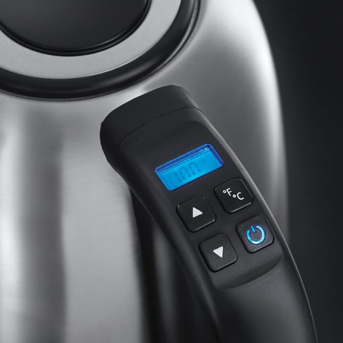 Russell Hobbs Fierbător de apă cu setare a temperaturii, afișaj LCD 60-100°C, 1,7L -FOARTE BUN [2]