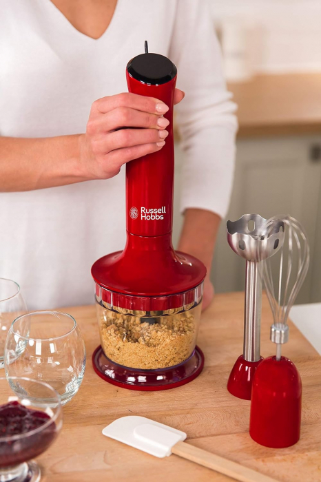 Russell Hobbs mixer vertical 3-in-1 (Model 24700-56) - Desire Roșu - FOARTE BUN [5]