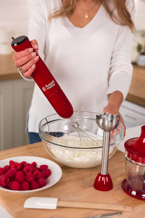 Russell Hobbs mixer vertical 3-in-1 (Model 24700-56) - Desire Roșu - FOARTE BUN [4]