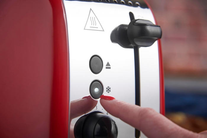 Russell Hobbs prăjitor de pâine [pentru 2 felii] Colours Plus oțel inoxidabil roșu - CA NOU [5]