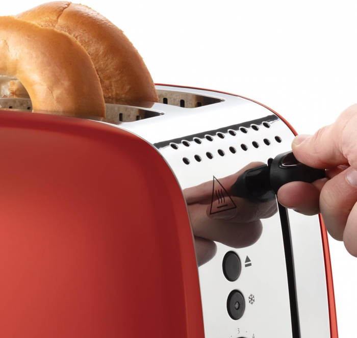 Russell Hobbs prăjitor de pâine [pentru 2 felii] Colours Plus oțel inoxidabil roșu - CA NOU [2]