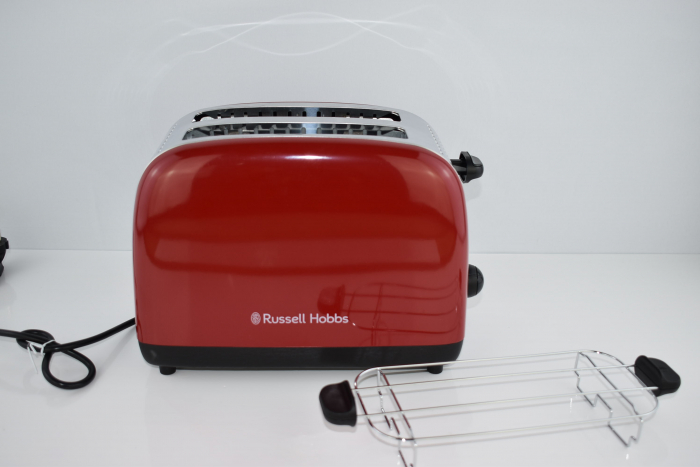 Russell Hobbs prăjitor de pâine [pentru 2 felii] Colours Plus oțel inoxidabil roșu - CA NOU [7]